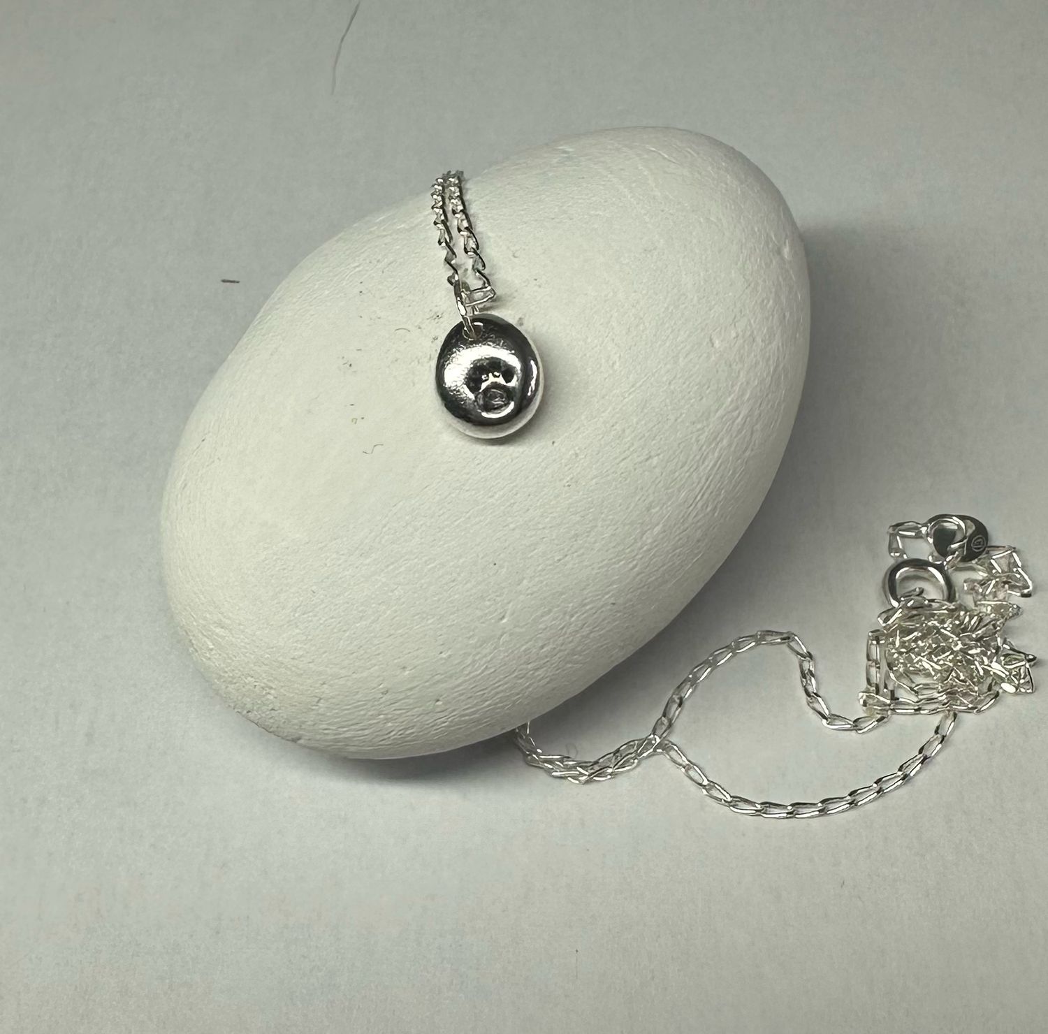 Paw Print Pebble Necklace