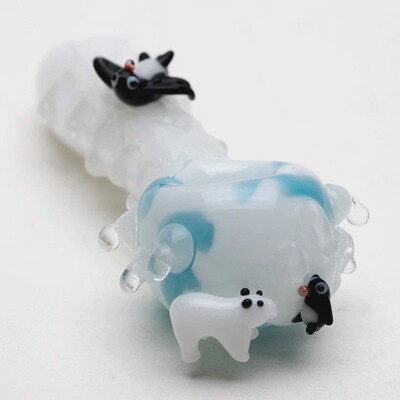 Empire Glassworks™ Icy Penguins Dry Pipe
