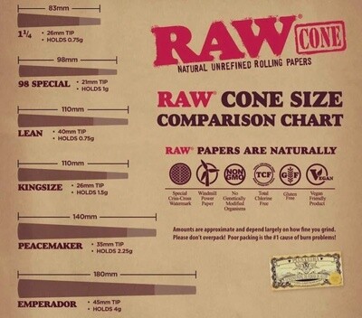 Raw® Cones (Supernatural)