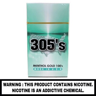 305’s™ Menthol Gold 100’s