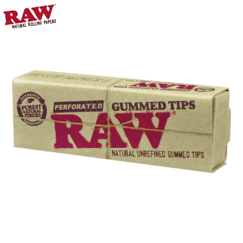 Raw® Perforated Gummed Tips