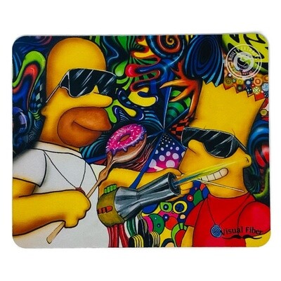 Roilty® Dab Pad "Homer & Bart"