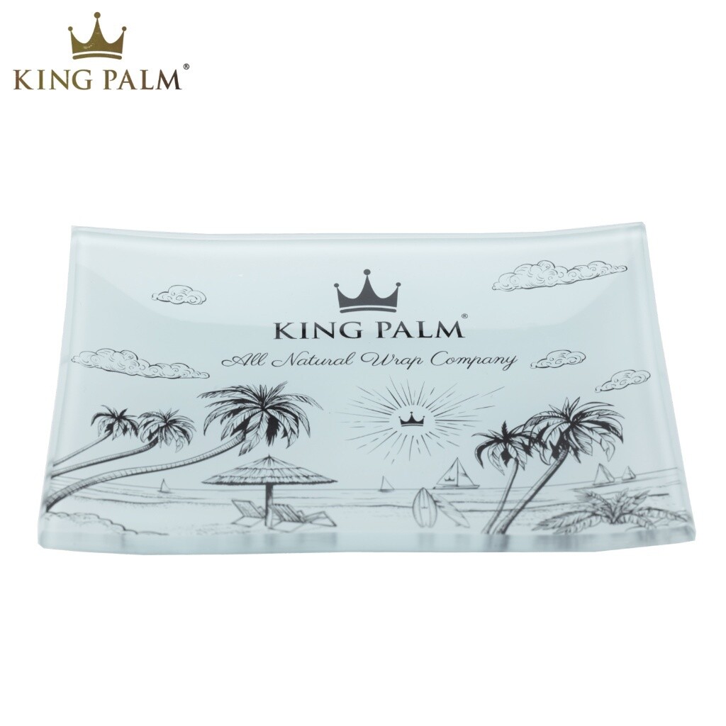 King Palm®  Shatter-Resistant Glass Tray