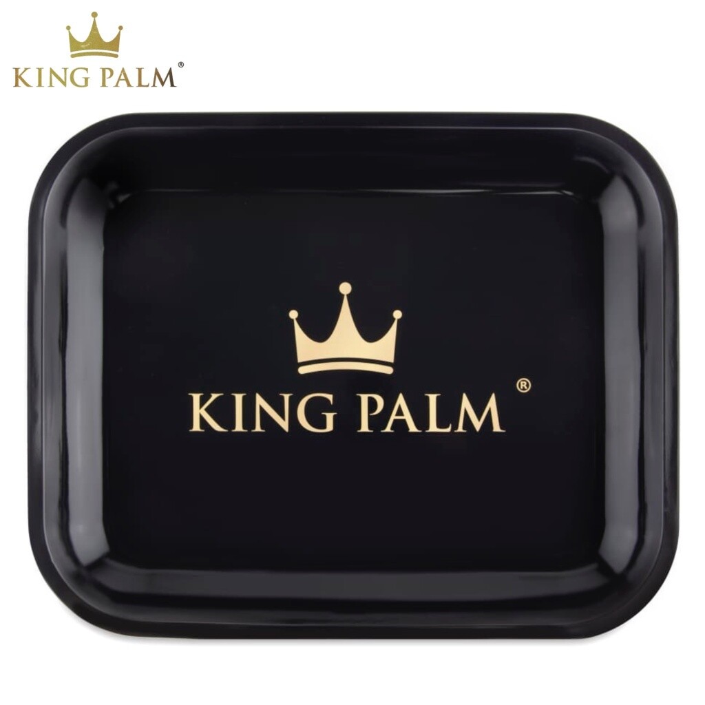 King Palm® Rolling Tray (Black)