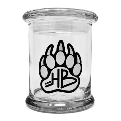 Hazey Bearr™ Pop-Top Glass Jar