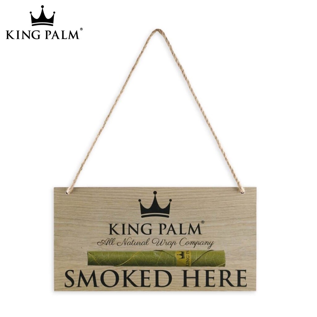 King Palm® "Smoked Here" Sign