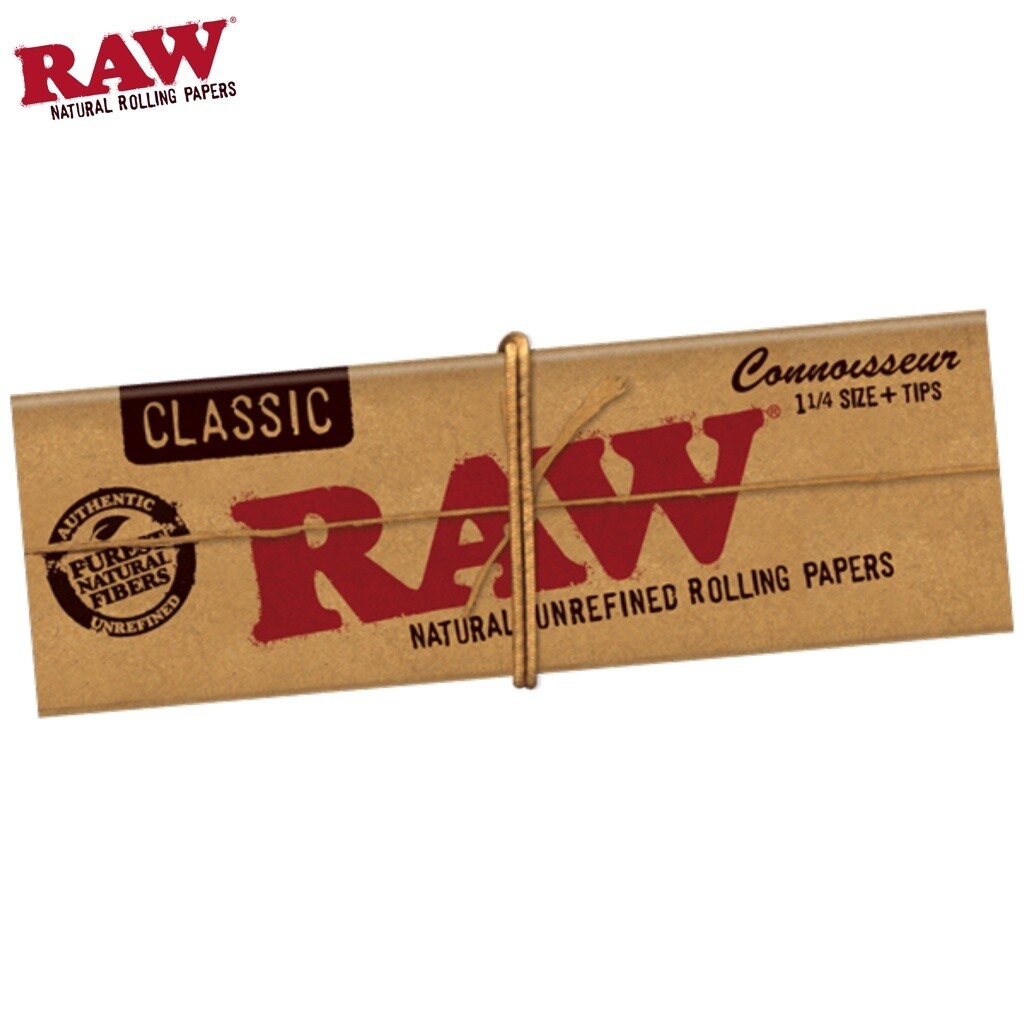 Raw® Papers Connoisseur, Paper Size: 1 ¼&quot;, Paper Type: Classic