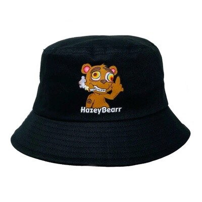 Hazey Bearr™ Bucket Hat (Black)