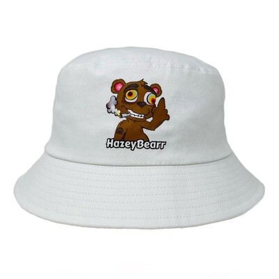 Hazey Bearr™ Bucket Hat (White)