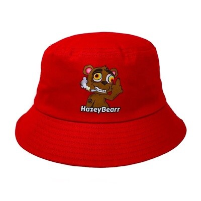 Hazey Bearr™ Bucket Hat (Red)