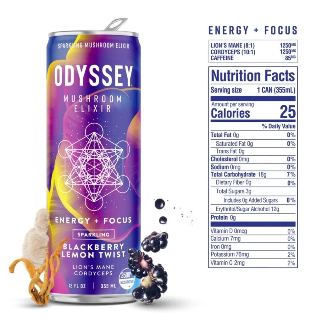 Odyssey® Sparkling Mushroom Elixir