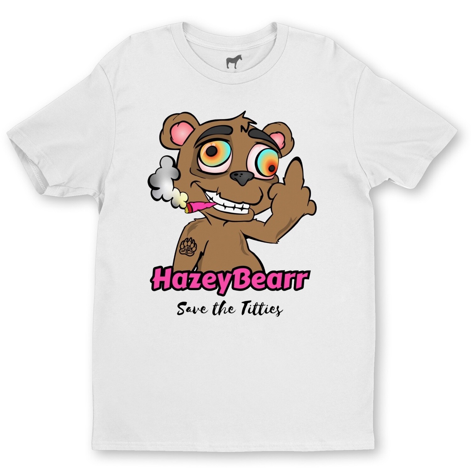 Hazey Bearr™ T-Shirt (Pink Wonky)