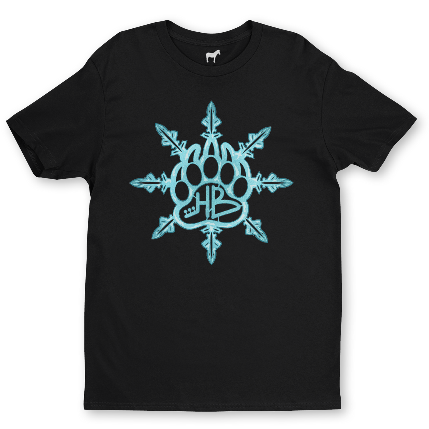 Hazey Bearr™ T-Shirt (Snowflake), Size: 2XLarge