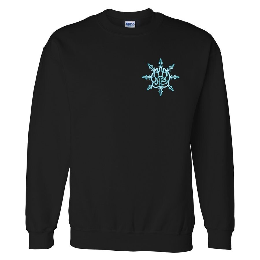 Hazey Bearr™ Snowflake Crewneck Sweatshirt