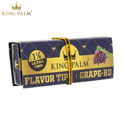 King Palm® Rolling Papers + Flavored Tips (1 ¼")