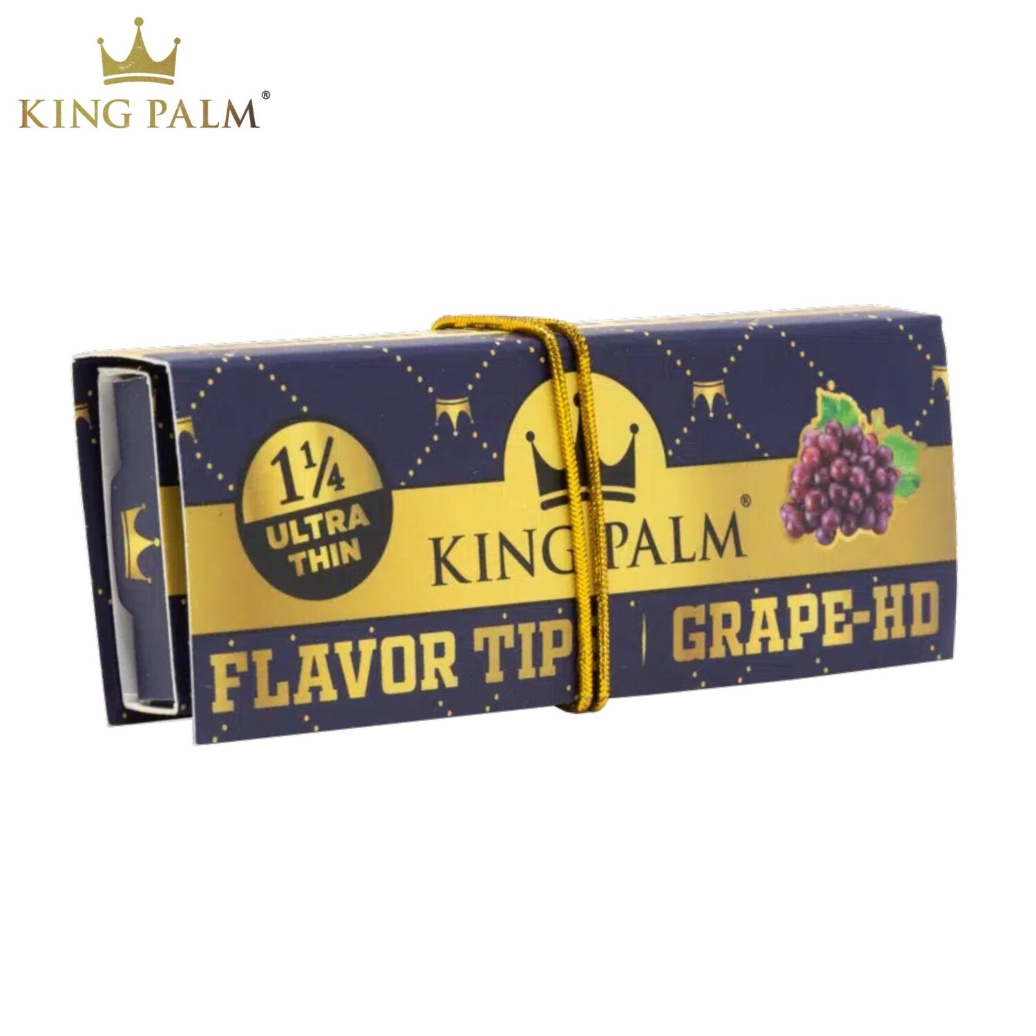 King Palm® Rolling Papers + Flavored Tips (1 ¼")