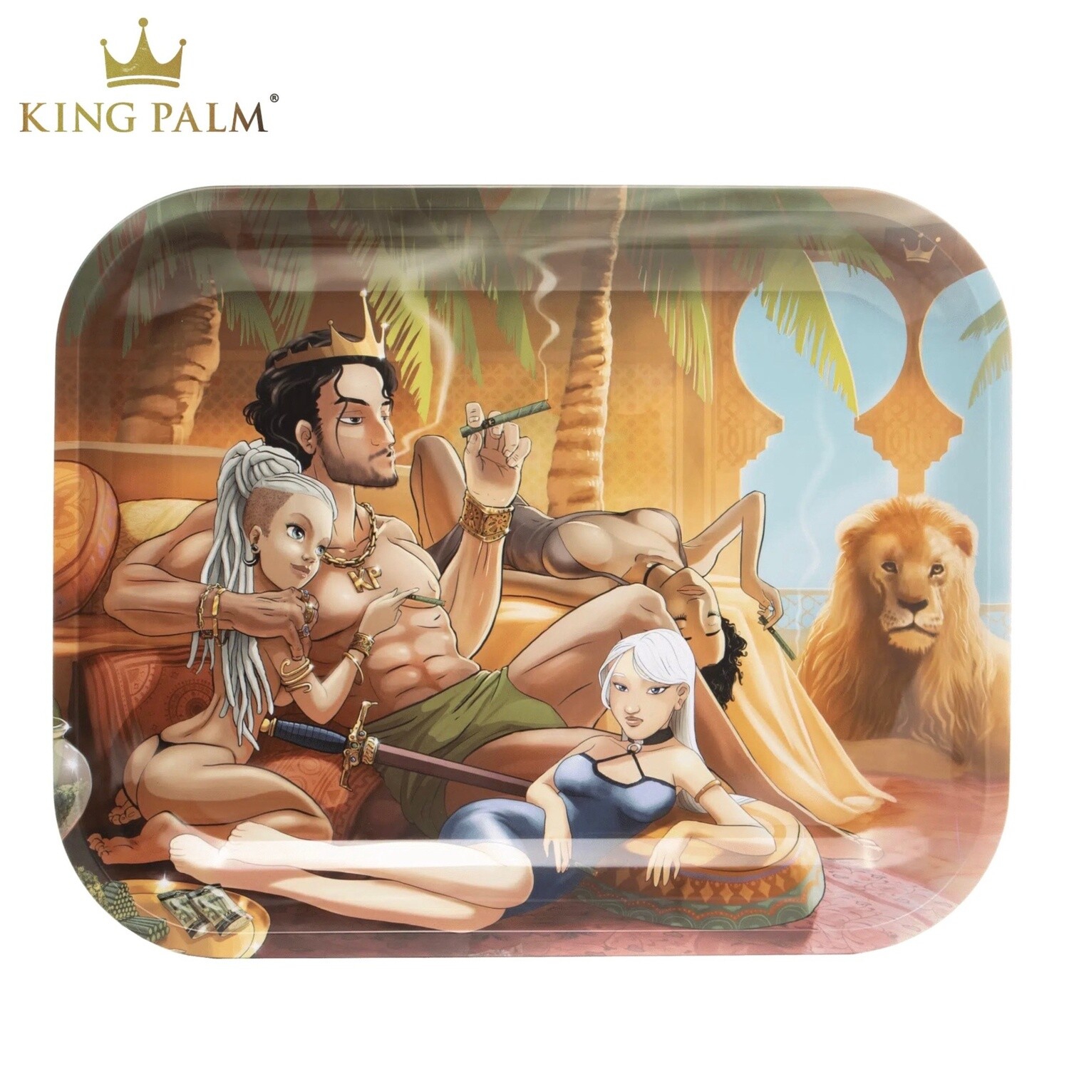 King Palm® Kingdom Rolling Tray