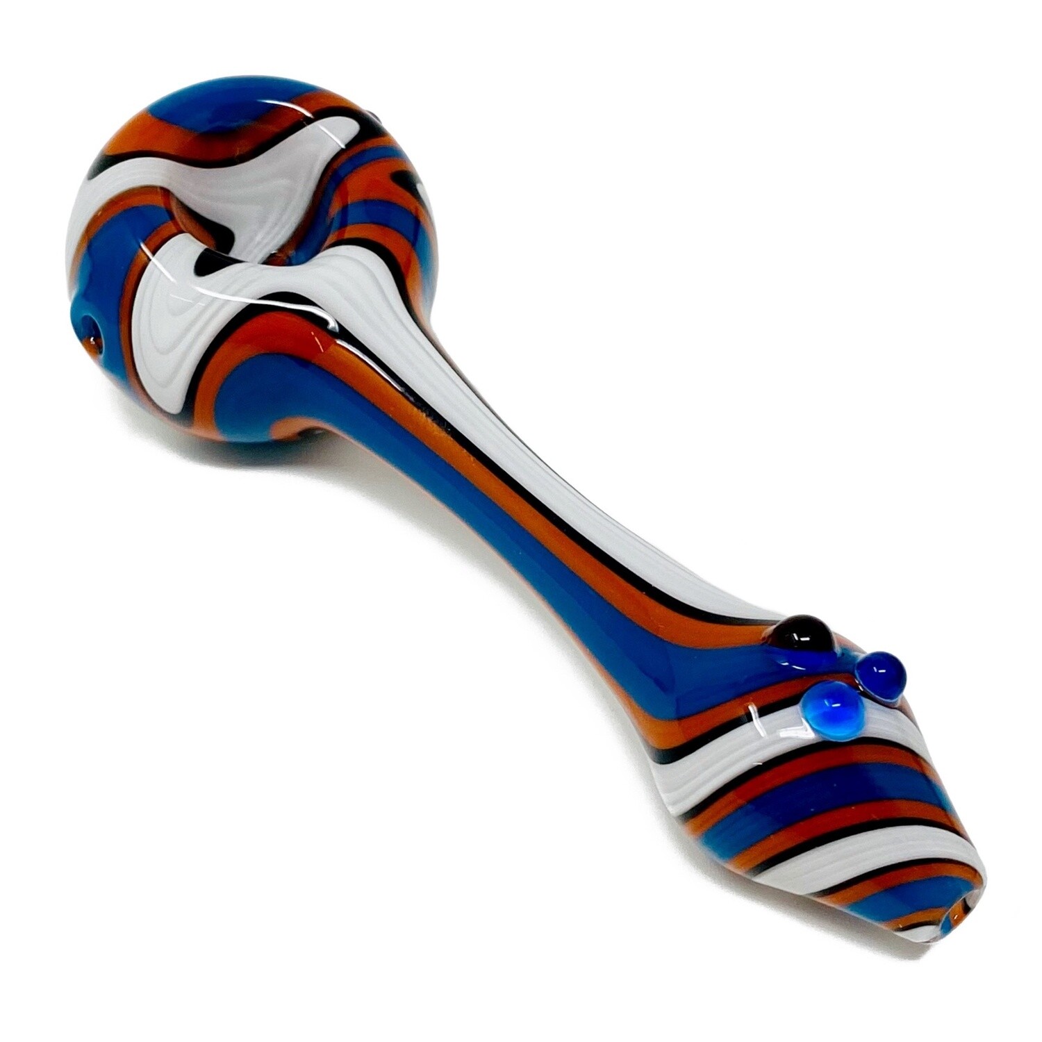 Eye Candy Dry Pipe (Blue & White)