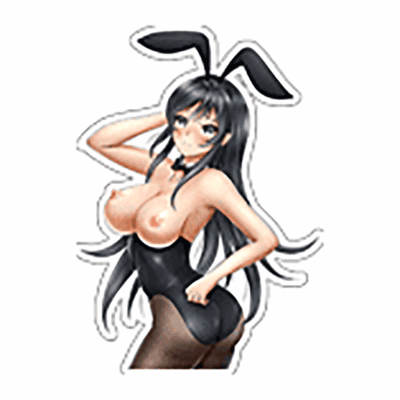 3D Sticker (Bunny)