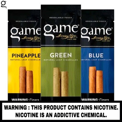 Game® Cigarillos ($1.29), Flavor: Black Cherry