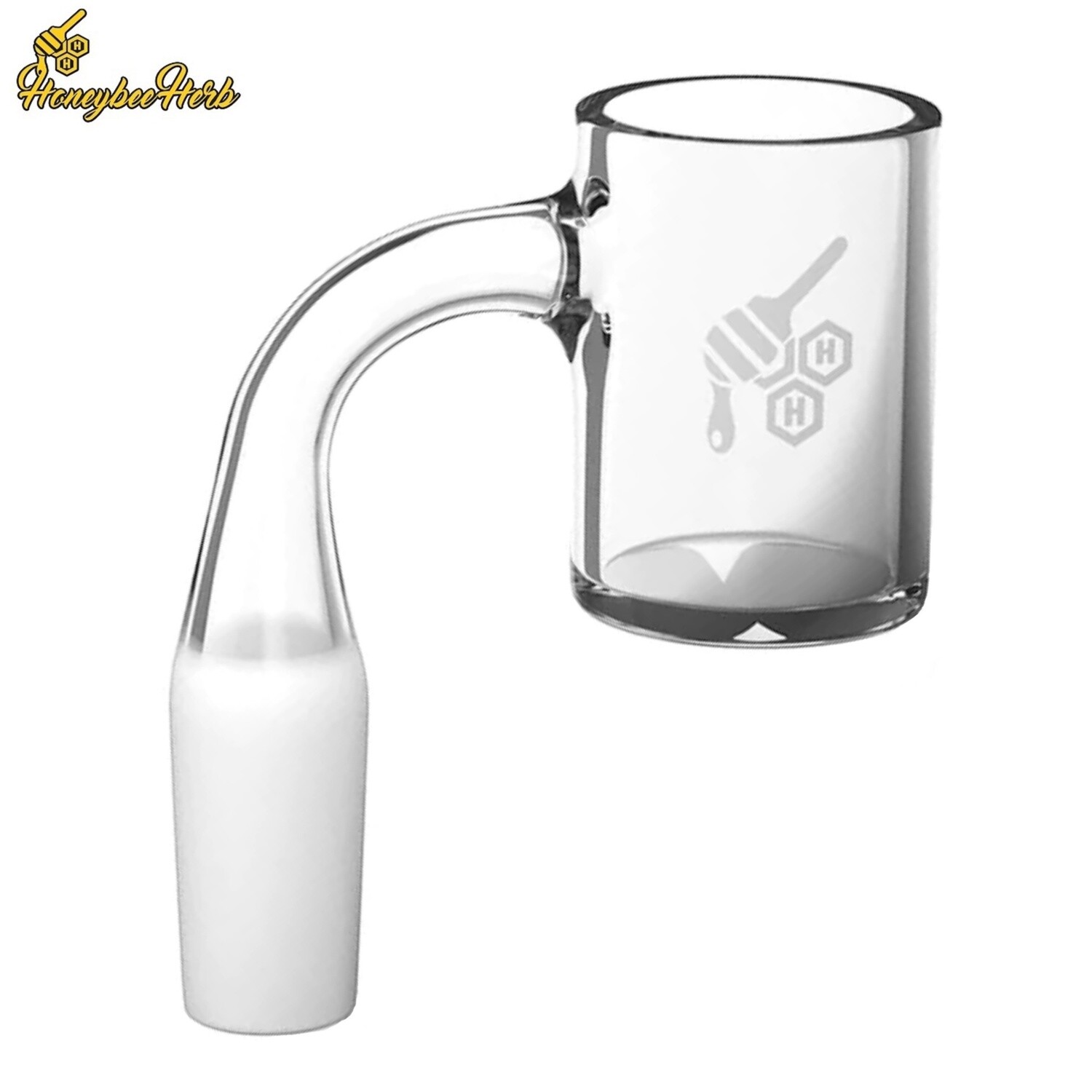 Honeybee Herb™ Quartz Banger, Angle: 90°, Joint: 14mm Male