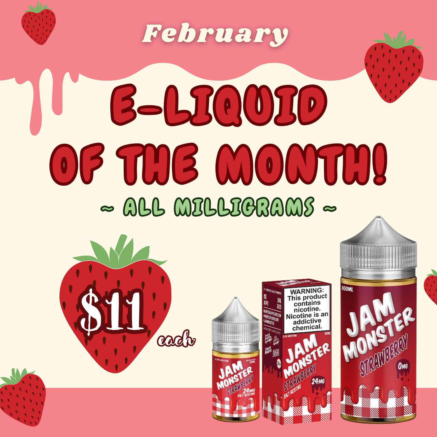 Jam Monster® Salt E-liquid