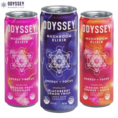 Odyssey® Mushroom Elixir, Flavor: Passion Fruit Orange Guava