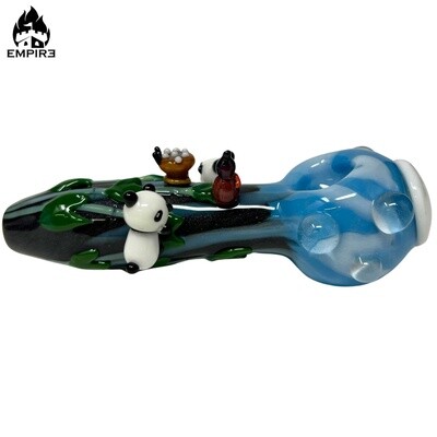 Empire Glassworks™ Dry Pipe (Climbing Pandas)