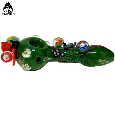 Empire Glassworks™ Dry Pipe (Garden Critters)