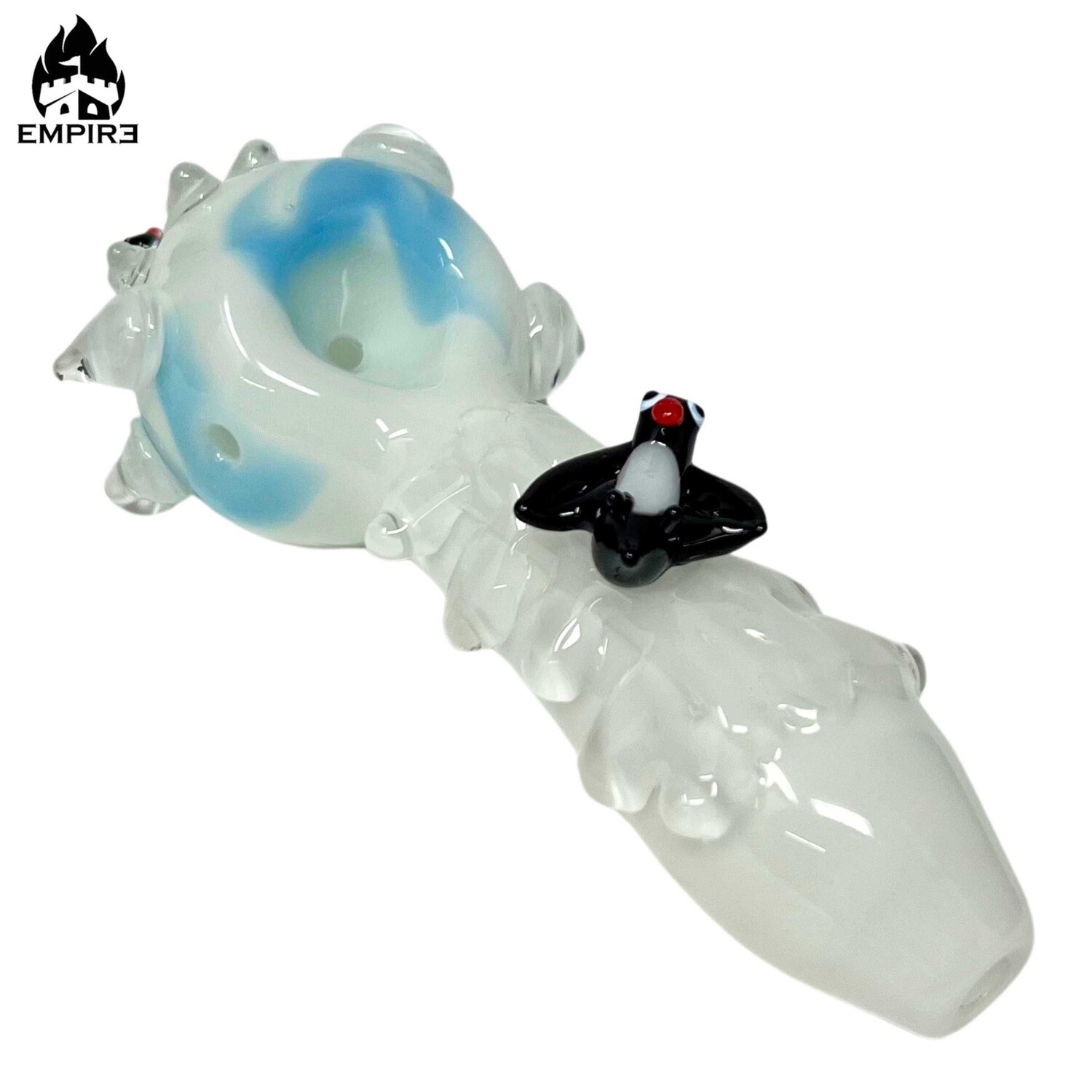 Empire Glassworks™ Dry Pipe (Icy Penguins)