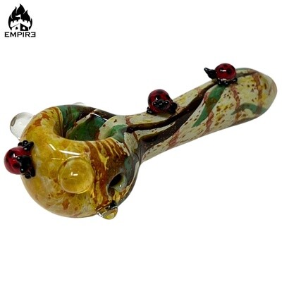 Empire Glassworks™ Dry Pipe (Lady Bugs)