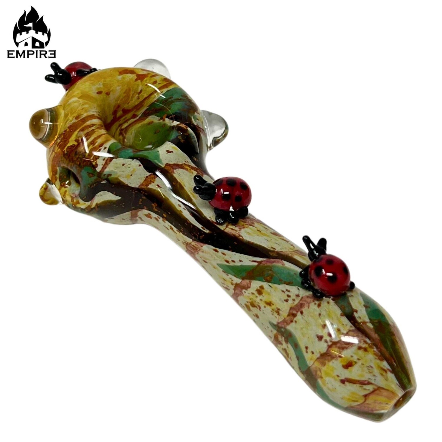 Empire Glassworks™ Dry Pipe (Lady Bugs)