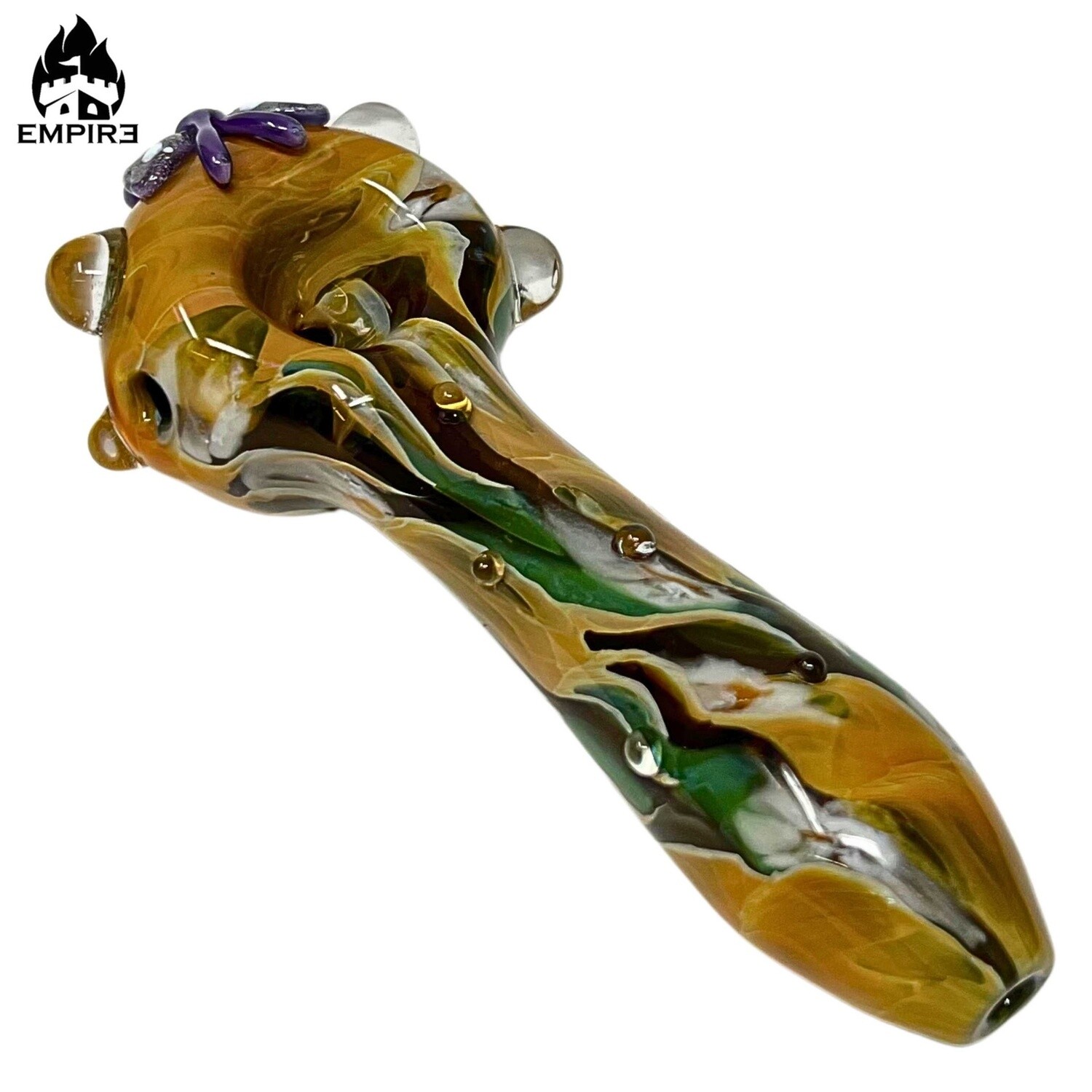 Empire Glassworks™ Dry Pipe (Viola Butterfly)