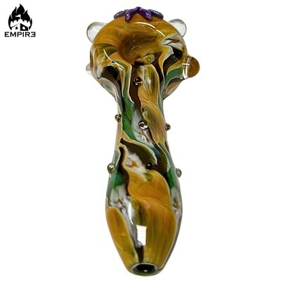Empire Glassworks™ Dry Pipe (Viola Butterfly)