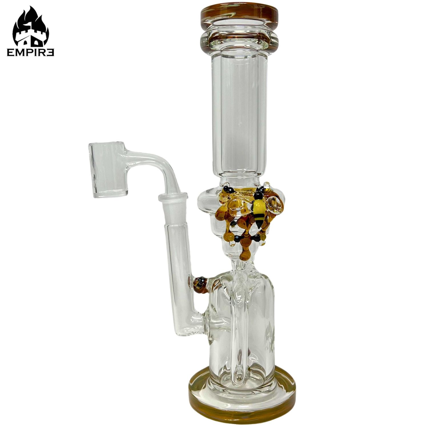 Empire Glassworks™ Recycler (Save The Bees - Large)
