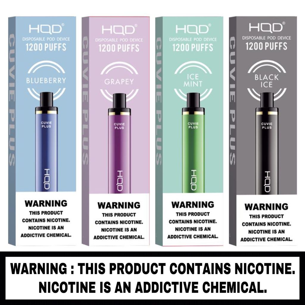 HQD® Plus, Flavor: Apple Cinnamon &amp; Milk, Nicotine Strength: 5%