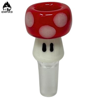 Empire Glassworks™ Bowl Piece (Red Mushroom)