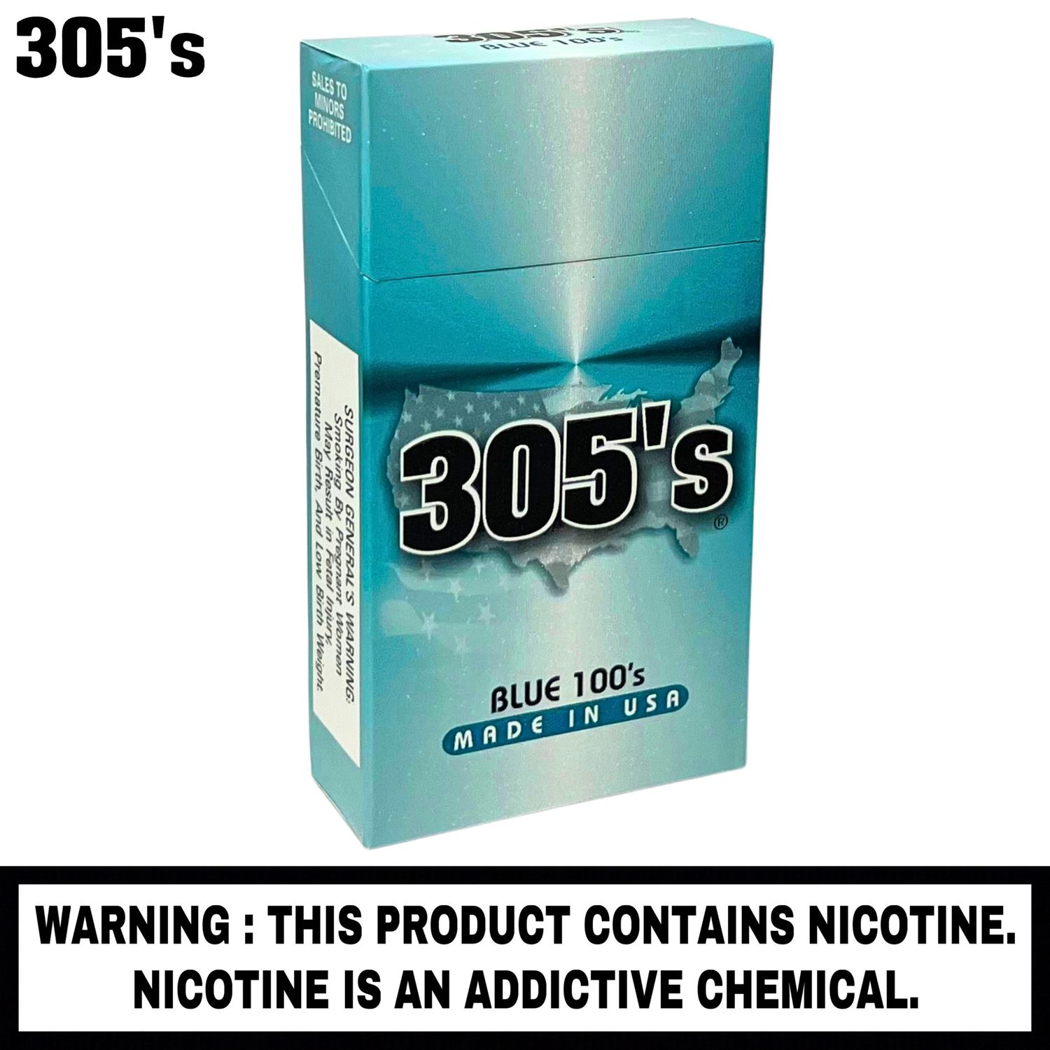 305’s™ Blue 100’s, Package Size: Single Pack