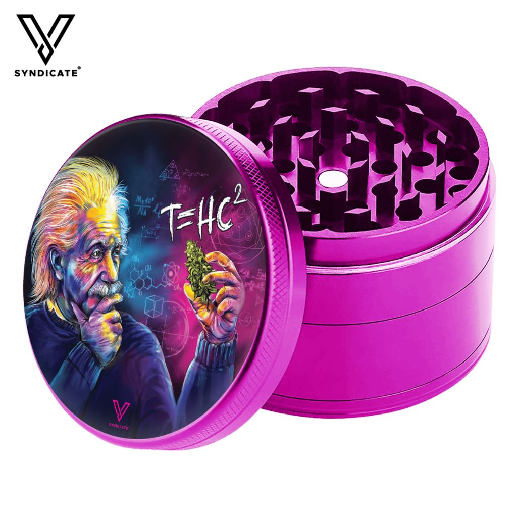 V Syndicate® Grinder - Einstein, Color: Pink