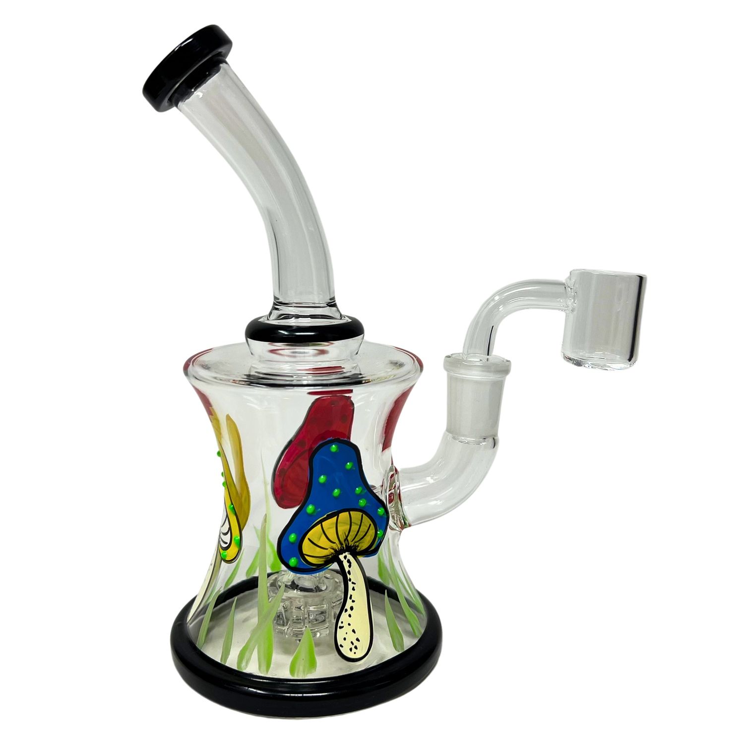 Mushroom Water Pipe, Color: Black