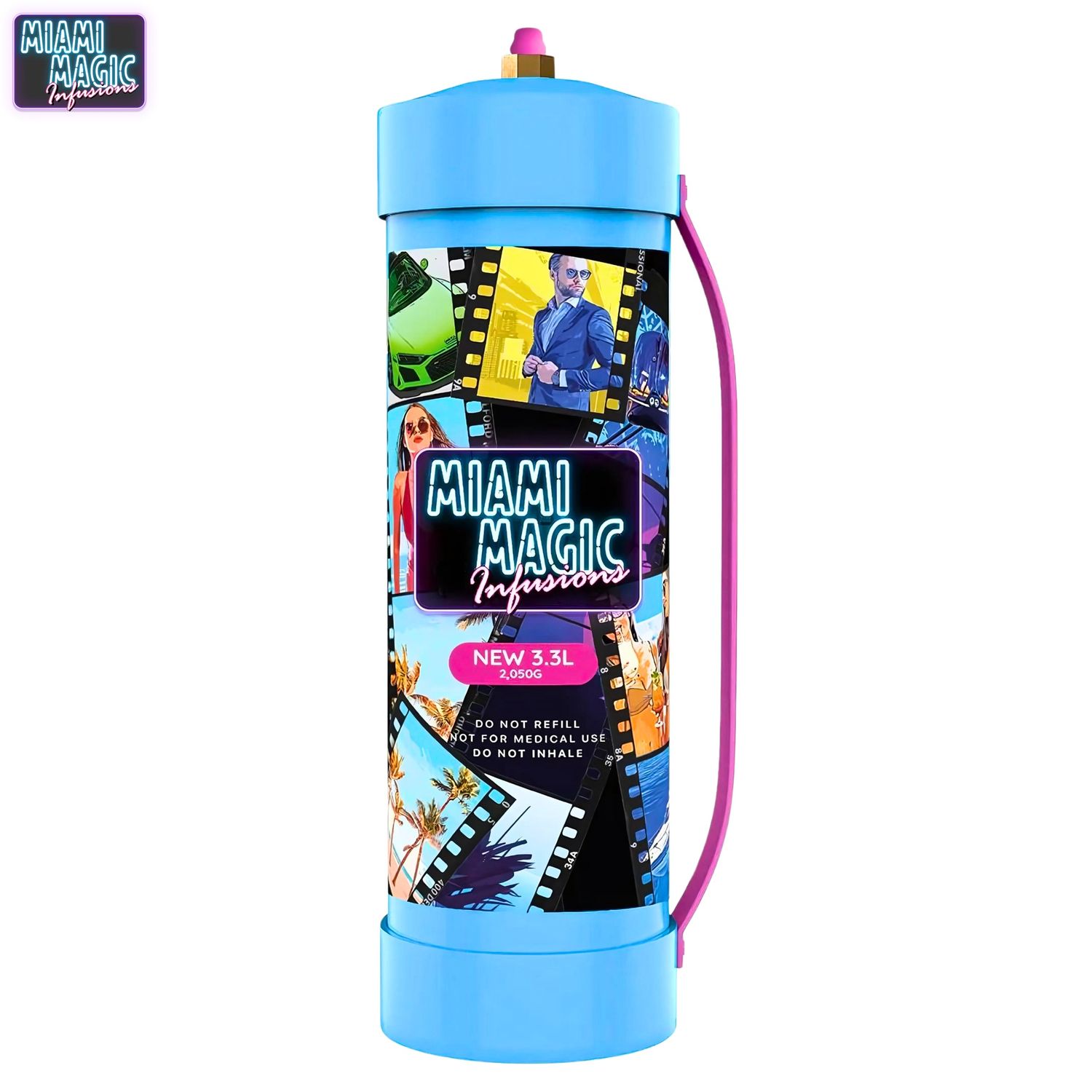 Miami Magic™ Tank (3.3L), Flavor: Rainbow Candy
