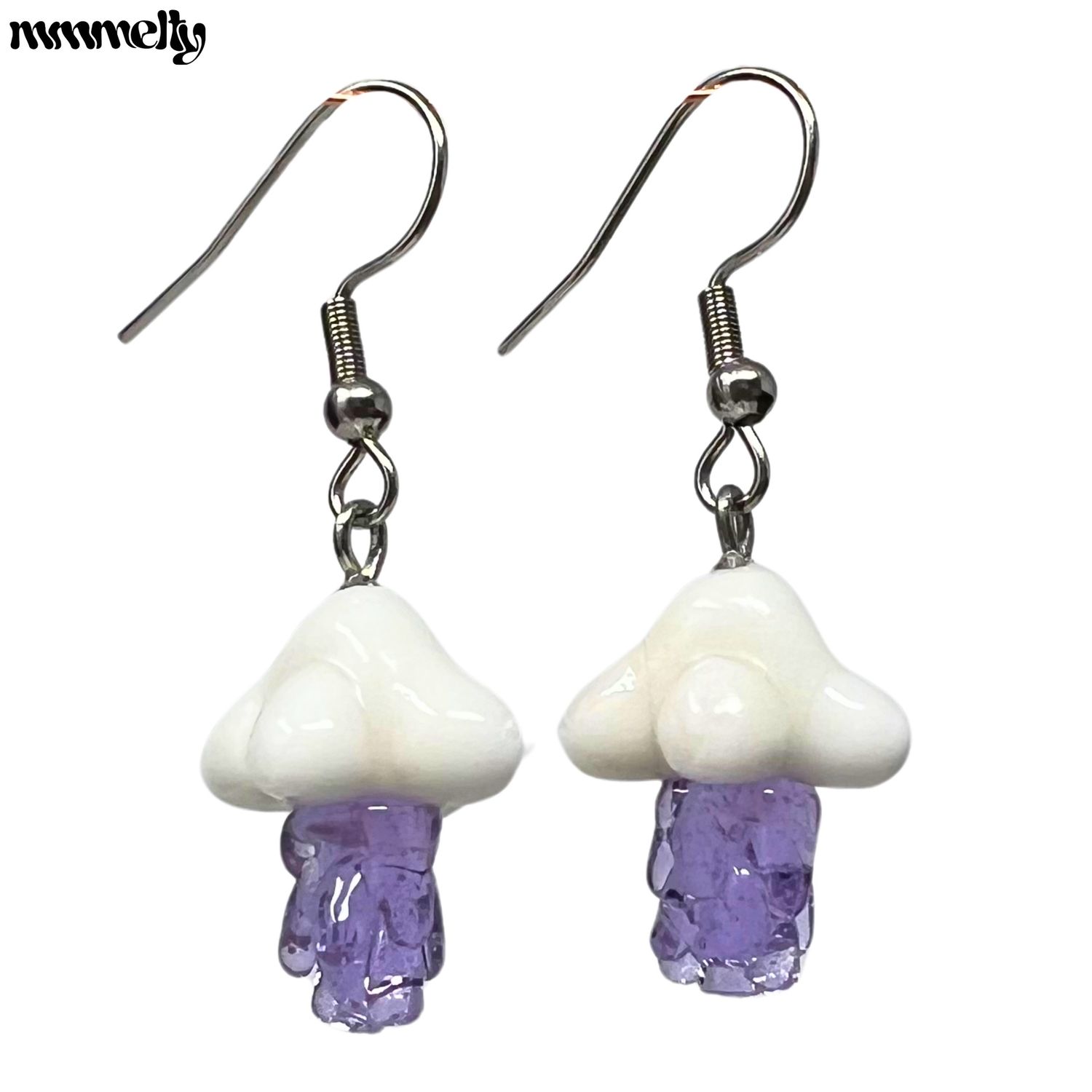 Mmmelty™ Earrings (Purple Rain)