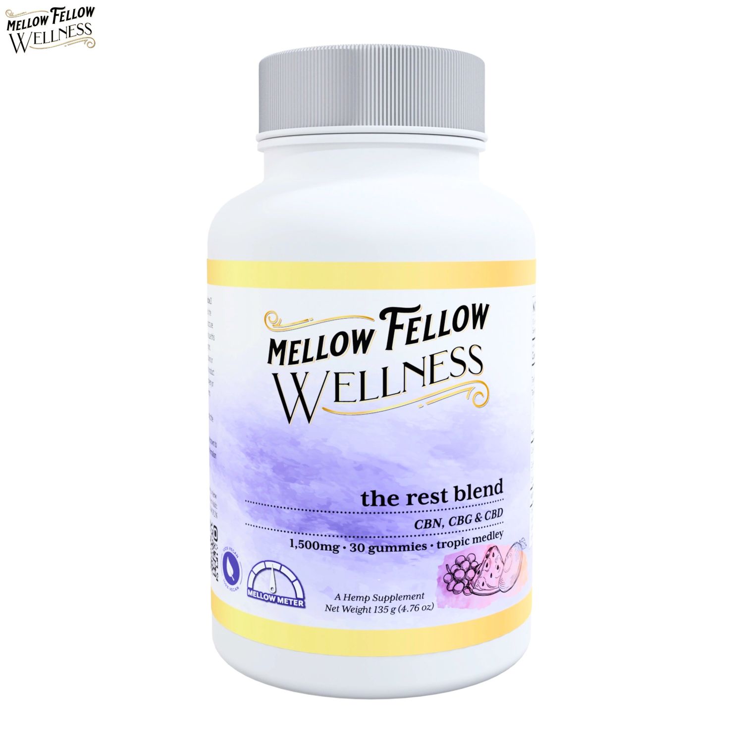 Mellow Fellow™ Wellness Gummies (30 pack), Effect: Happy Blend