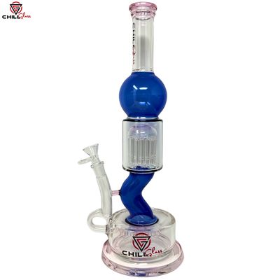 Chill Glass™ Dual Perc Water Pipe