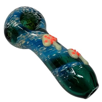 Glow-n-Dark Mushroom Dry Pipe