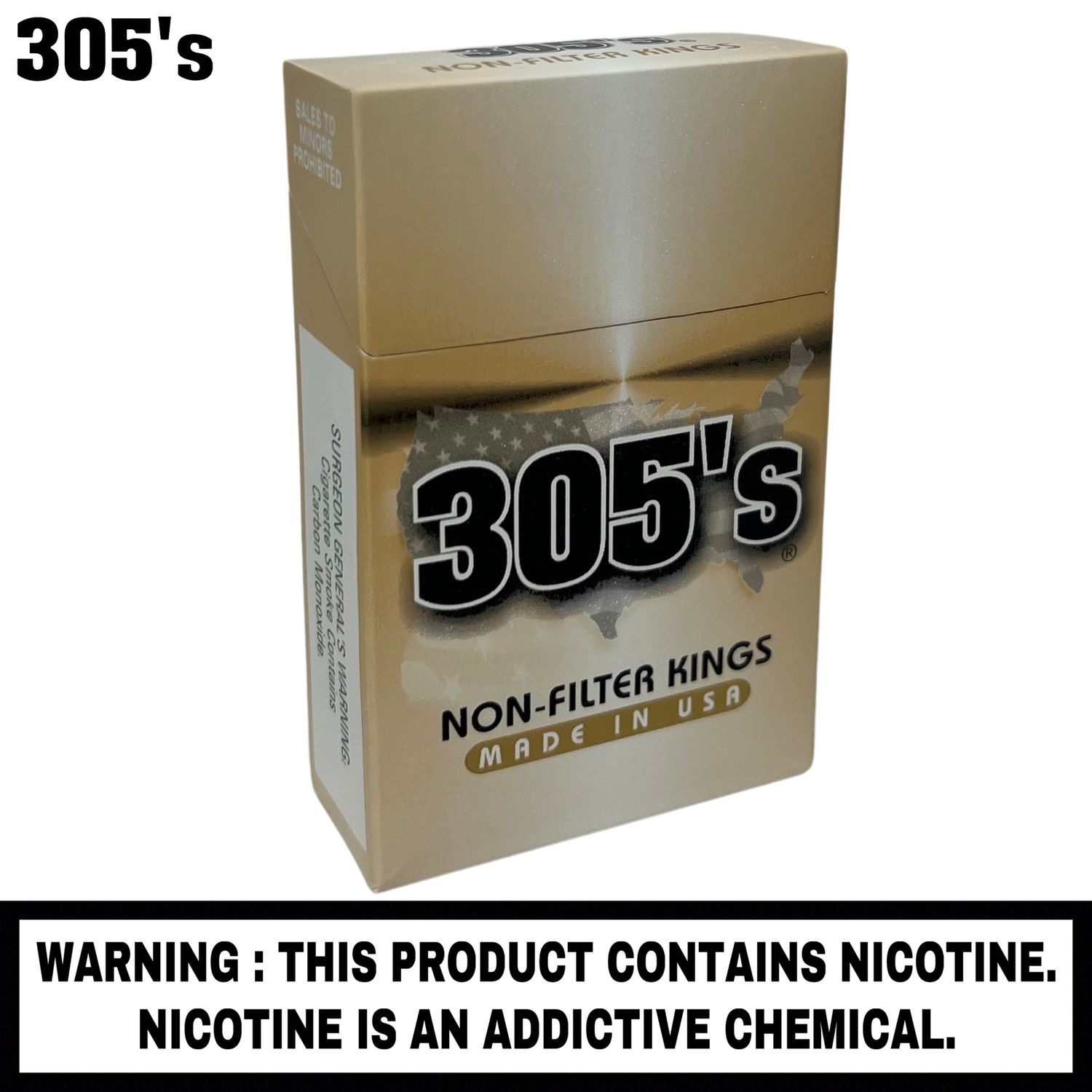 305’s™ Non-Filter Kings, Package Size: Single Pack