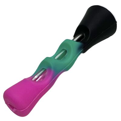Glass &amp; Silicone Chillum