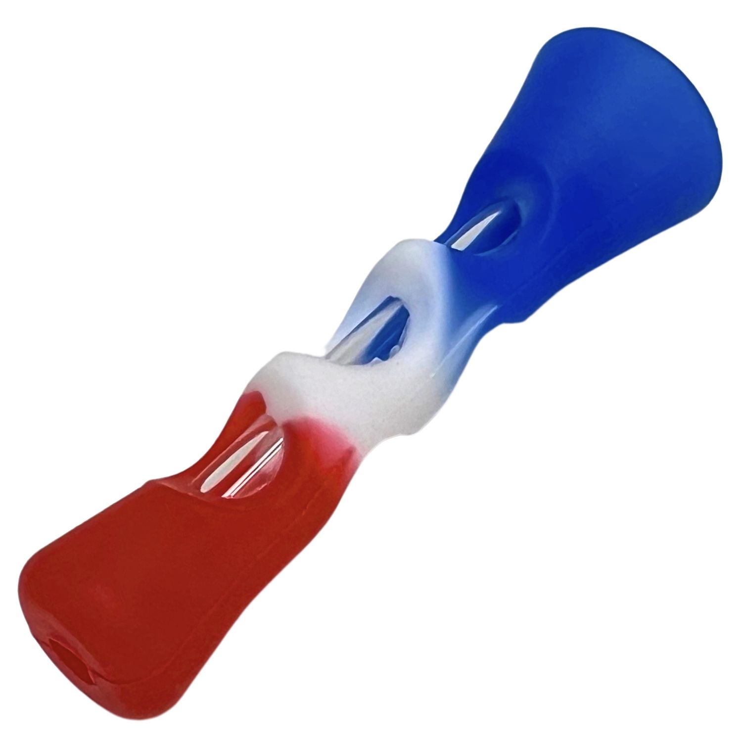 Glass &amp; Silicone Chillum, Color: Assorted Colors