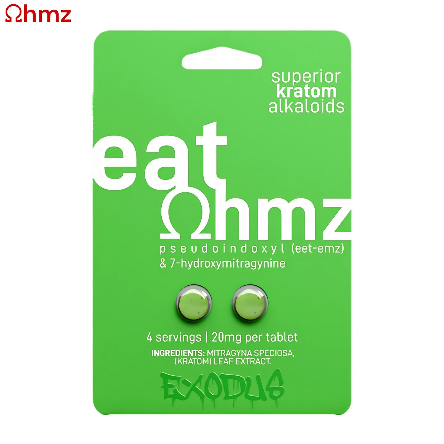 Ohmz™ Tablets (Green), Flavor: Original (Flavorless)