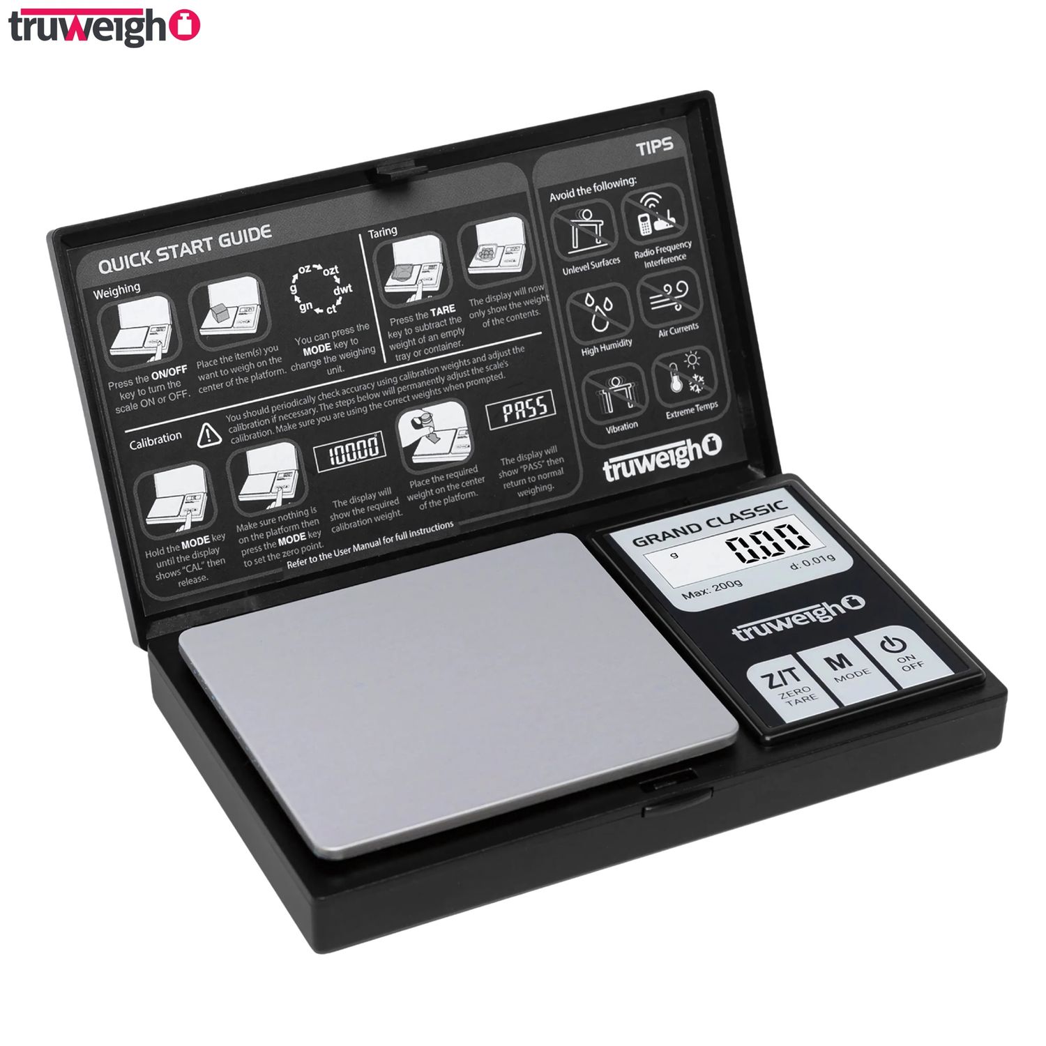 Truweigh™ Digital Scale (Grand Classic), Accuracy: 0.01 gram, Capacity: 200 grams